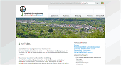 Desktop Screenshot of frickenhausen.de